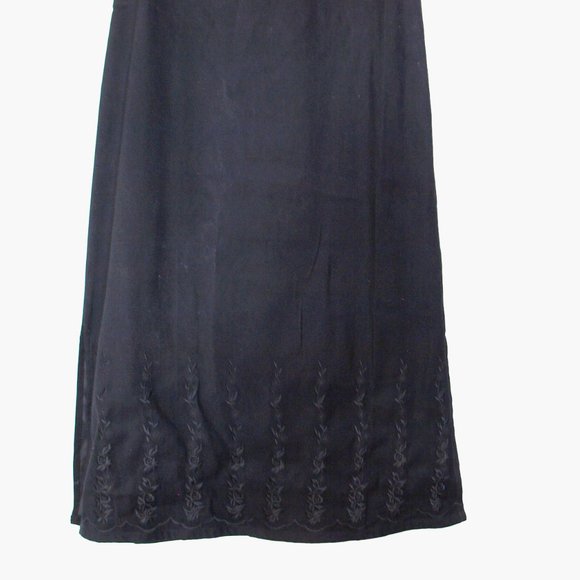 JA Studio Long Black Dress Size Medium - Picture 3 of 11